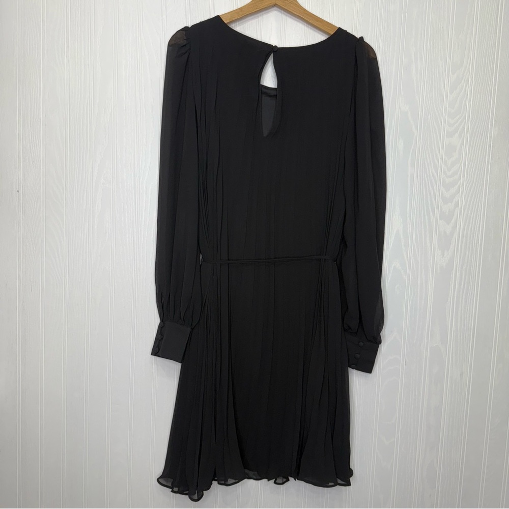 Torrid Mini chiffon pleated black dress size 1X - Picture 9 of 11